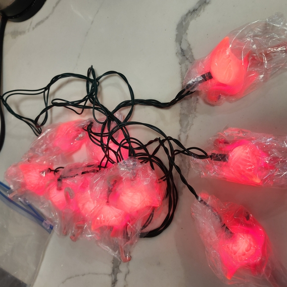 Kurt Adler Pink Flamingo String Lights - Picture 3 of 5